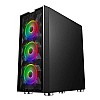 Ant Esports ICE-200TG Mid Tower Gaming Cabinet Computer case with RGB Front Panel