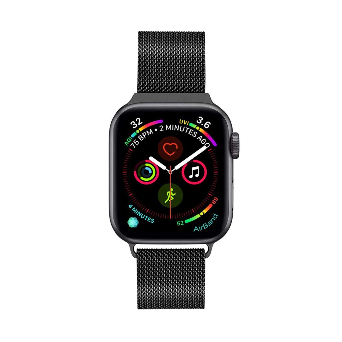 AirCase Milanese Loop Band Strap for Apple Watch Series 5, 4, 3, 2, 1 40mm 38mm Steel Alloy