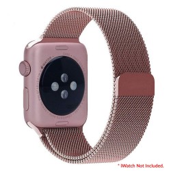 AIRCASE Compatible for Apple Watch Band 44mm 42mm, Adjustable Stainless Steel Mesh Wristband Sport Loop for iWatch Series