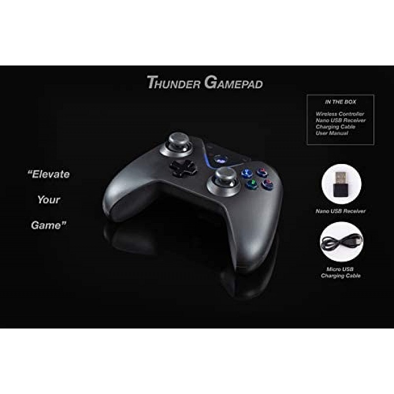 Cosmic Byte Thunder Wireless Gamepad for PC with Touch Controls