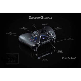 Cosmic Byte Thunder Wireless Gamepad for PC with Touch Controls