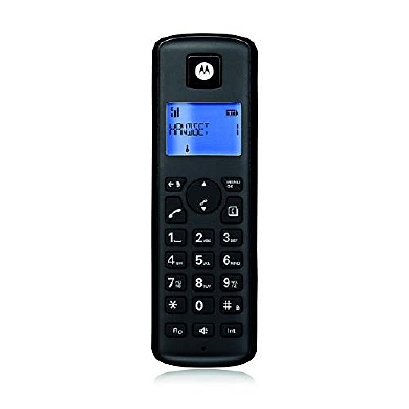 Motorola T201I Digital Cordless Landline Phone (Black)