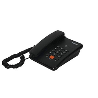 Binatone Spirit 111N Basic Corded Landline Phone for Office & Home (Black) Binatone Spirit 111N Basic Corded Landline Phone for Office & Home (Black)