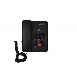 Binatone Spirit 111N Basic Corded Landline Phone for Office & Home (Black)