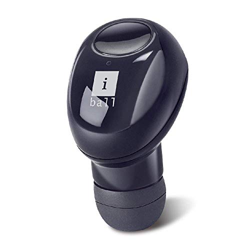 iBall Nano Earwear Ring-Dock B10 - Wireless Bluetooth Earphone with in-Built Mic (Black) in a Charging Pod iBall Nano Earwear Ring-Dock B10 - Wireless Bluetooth Earphone with in-Built Mic (Black) in a Charging Pod