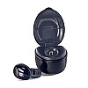 iBall Nano Earwear Ring-Dock B10 - Wireless Bluetooth Earphone with in-Built Mic (Black) in a Charging Pod