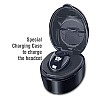 iBall Nano Earwear Ring-Dock B10 - Wireless Bluetooth Earphone with in-Built Mic (Black) in a Charging Pod