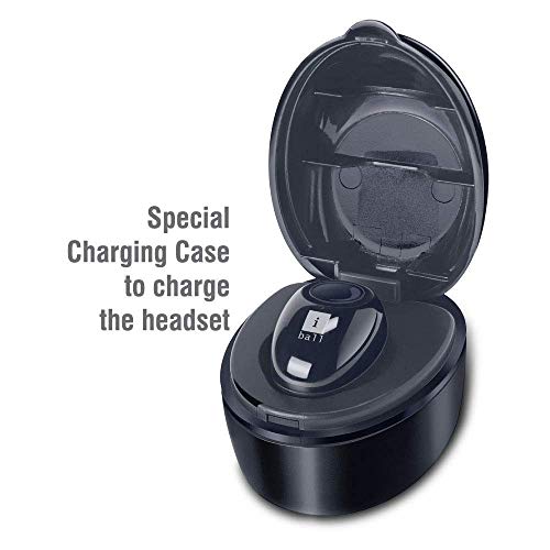 iBall Nano Earwear Ring-Dock B10 - Wireless Bluetooth Earphone with in-Built Mic (Black) in a Charging Pod iBall Nano Earwear Ring-Dock B10 - Wireless Bluetooth Earphone with in-Built Mic (Black) in a Charging Pod