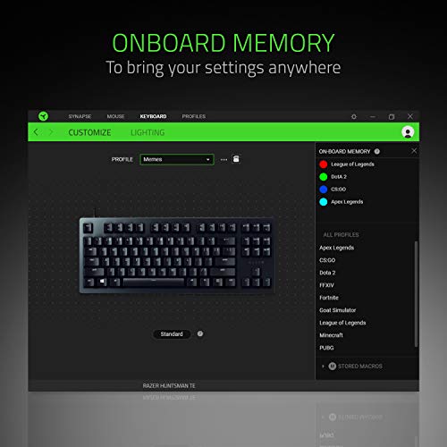 Razer Huntsman Tournament Edition TKL Tenkeyless Gaming Keyboard Black Razer Huntsman Tournament Edition TKL Tenkeyless Gaming Keyboard Black
