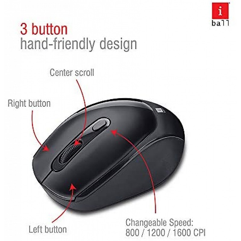 iBall Magical Duo 2 Wireless Deskset - Keyboard and Mouse