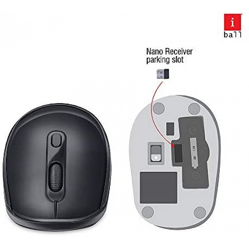 iBall Magical Duo 2 Wireless Deskset - Keyboard and Mouse