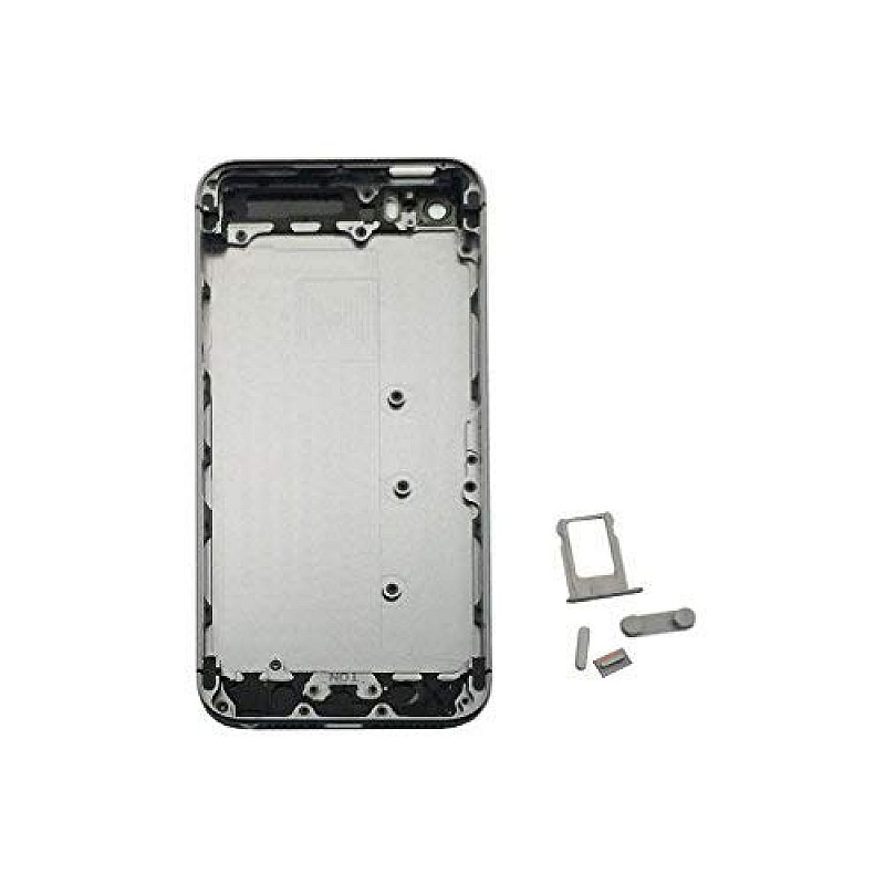 Original Back Panel Comfortable for iPhone 5S (Silver Gray)