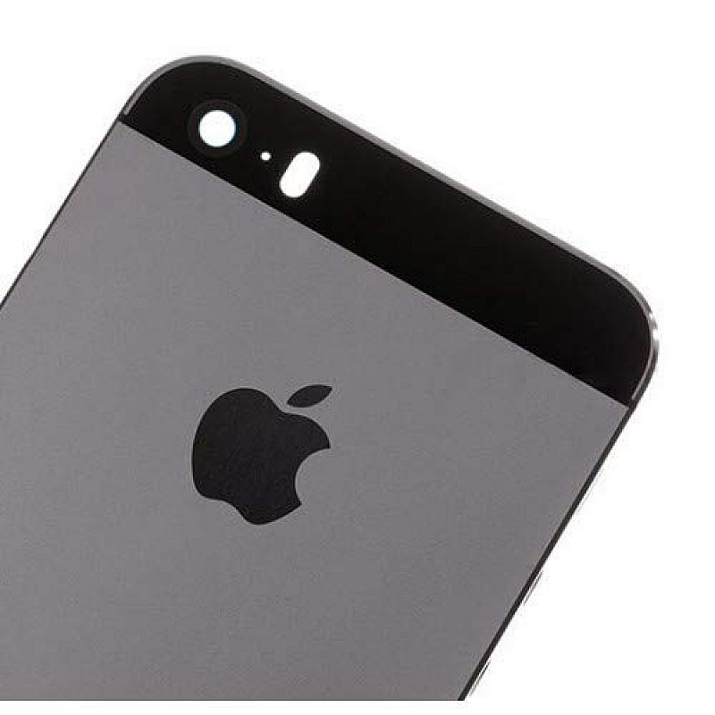 Original Back Panel Comfortable for iPhone 5S (Silver Gray)