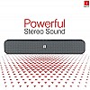 iBall Musi Bar High Power Compact Soundbar with Multiple Playback Options | FM Radio | Micro SD Card Slot & Built in Mic (Black)