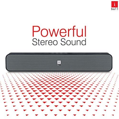 iBall Musi Bar High Power Compact Soundbar with Multiple Playback Options | FM Radio | Micro SD Card Slot & Built in Mic (Black) iBall Musi Bar High Power Compact Soundbar with Multiple Playback Options | FM Radio | Micro SD Card Slot & Built in Mic (Black)