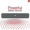 iBall Musi Bar High Power Compact Soundbar with Multiple Playback Options | FM Radio | Micro SD Card Slot & Built in Mic (Black)