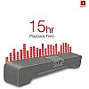 iBall Musi Bar High Power Compact Soundbar with Multiple Playback Options | FM Radio | Micro SD Card Slot & Built in Mic (Black)