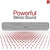 iBall Musi Bar High Power Compact Soundbar with Multiple Playback Options | FM Radio | Micro SD Card Slot & Built in Mic (Black)