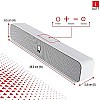 iBall Musi Bar High Power Compact Soundbar with Multiple Playback Options | FM Radio | Micro SD Card Slot & Built in Mic (Black)