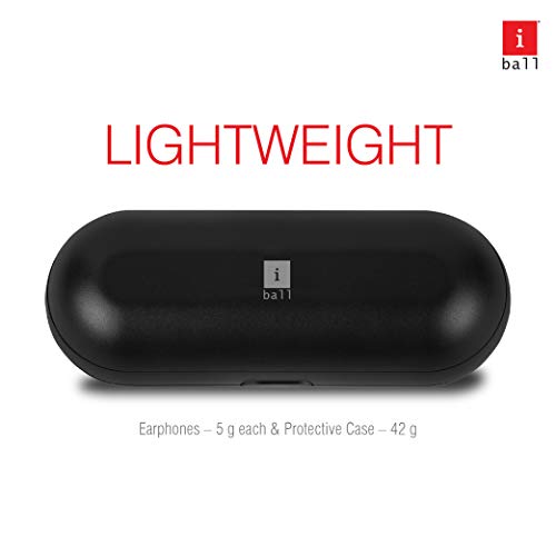 iBall EarWear TW101 Truly Wireless Bluetooth in Ear Headphone with Mic Black iBall EarWear TW101 Truly Wireless Bluetooth in Ear Headphone with Mic Black