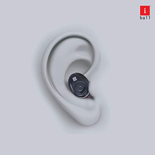 iBall EarWear TW101 Truly Wireless Bluetooth in Ear Headphone with Mic Black iBall EarWear TW101 Truly Wireless Bluetooth in Ear Headphone with Mic Black