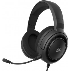 Corsair HS35 Stereo Gaming Headset - Headphones Designed for PC and Mobile – Carbon (black)