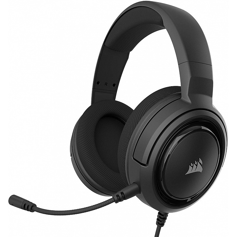 Corsair HS35 Stereo Gaming Headset - Headphones Designed for PC and Mobile – Carbon (black)