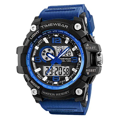 Timewear Military Series Analog Digital Silicone Strap Watch for Men Timewear Military Series Analog Digital Silicone Strap Watch for Men