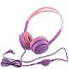 iBall Kids Diva Wired Headphone with in line Volume Controller (Violet and Pink)