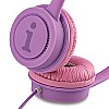 iBall Kids Diva Wired Headphone with in line Volume Controller (Violet and Pink)