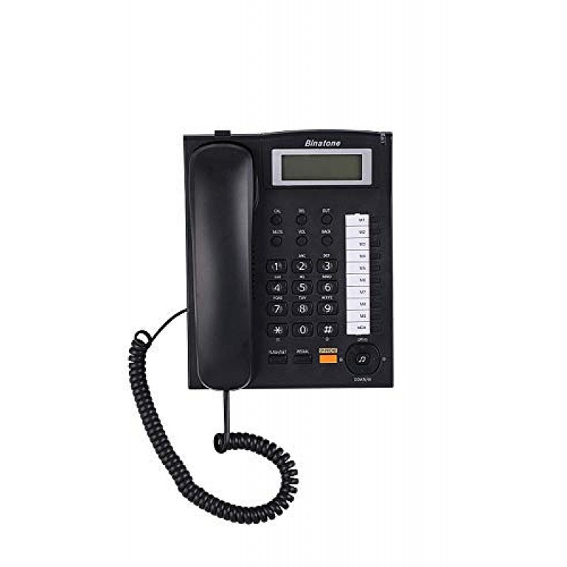 Binatone Concept 851 Corded Telephone with Clip & HF Speaker with 3- Step Tilt Angle Display