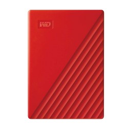 Western Digital WD 4TB My Passport Portable External Hard Drive, Red - with Automatic Backup, 256Bit AES Hardware Encryption & Software Protection