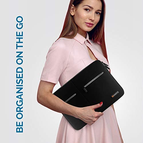 Amkette Neo Case Multi Pocket Laptop Sleeve for 15-inch MacBook Pro and 15” - 15.6” Laptops & Ultrabooks (Black - Grey) (15.6 inches) Amkette Neo Case Multi Pocket Laptop Sleeve for 15-inch MacBook Pro and 15” - 15.6” Laptops & Ultrabooks (Black - Grey) (15.6 inches)