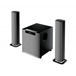 Philips Audio MMS2220B 2.1 Speaker 5.1 Channel 120W Bluetooth Convertible Multimedia Soundbar/Speaker (Black)