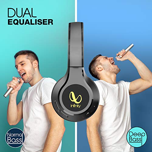 Infinity (JBL) Glide 500 Wireless Headphones with 20 Hours Playtime Black Infinity (JBL) Glide 500 Wireless Headphones with 20 Hours Playtime Black