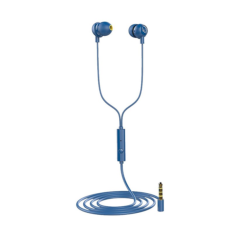 Infinity Zip 20 Wired in Ear Earphones with Mic (Mystic Blue)