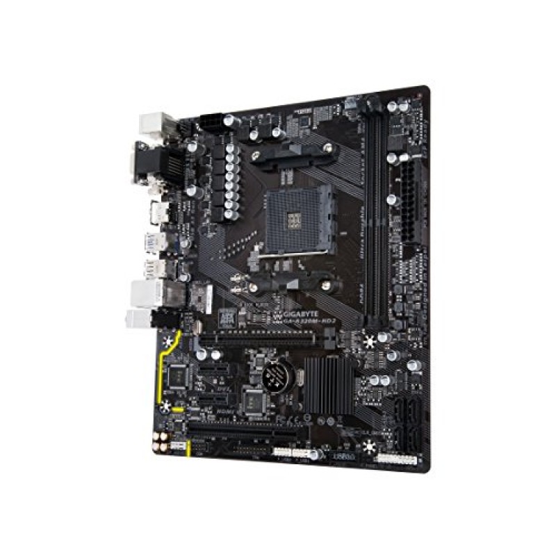 Gigabyte GIGABYTE GA-A320M-HD2 AM4 AMD A320 HDMI USB 3. 1 Type-A ATX DDR4 Motherboard Motherboards GA-A320M-HD2