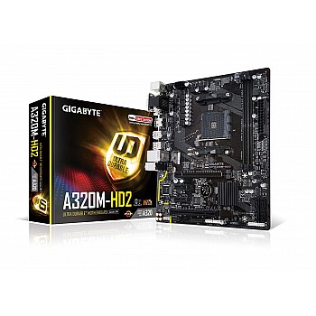 Gigabyte GIGABYTE GA-A320M-HD2 AM4 AMD A320 HDMI USB 3. 1 Type-A ATX DDR4 Motherboard Motherboards GA-A320M-HD2