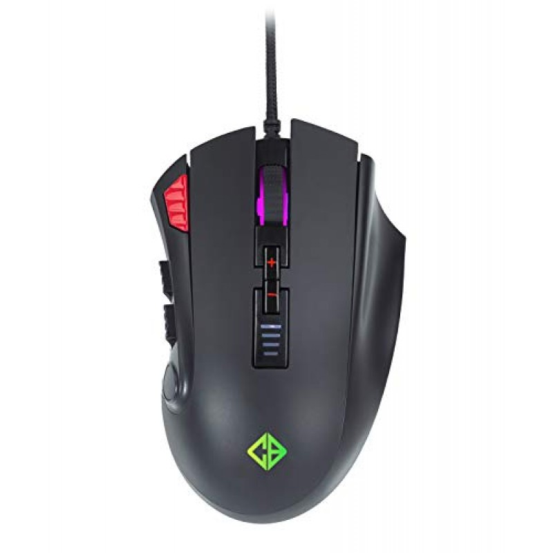 Cosmic Byte Equinox Gamma 16000DPI 12 Button Gaming Mouse, Pixart PMW3389 Sensor openbox