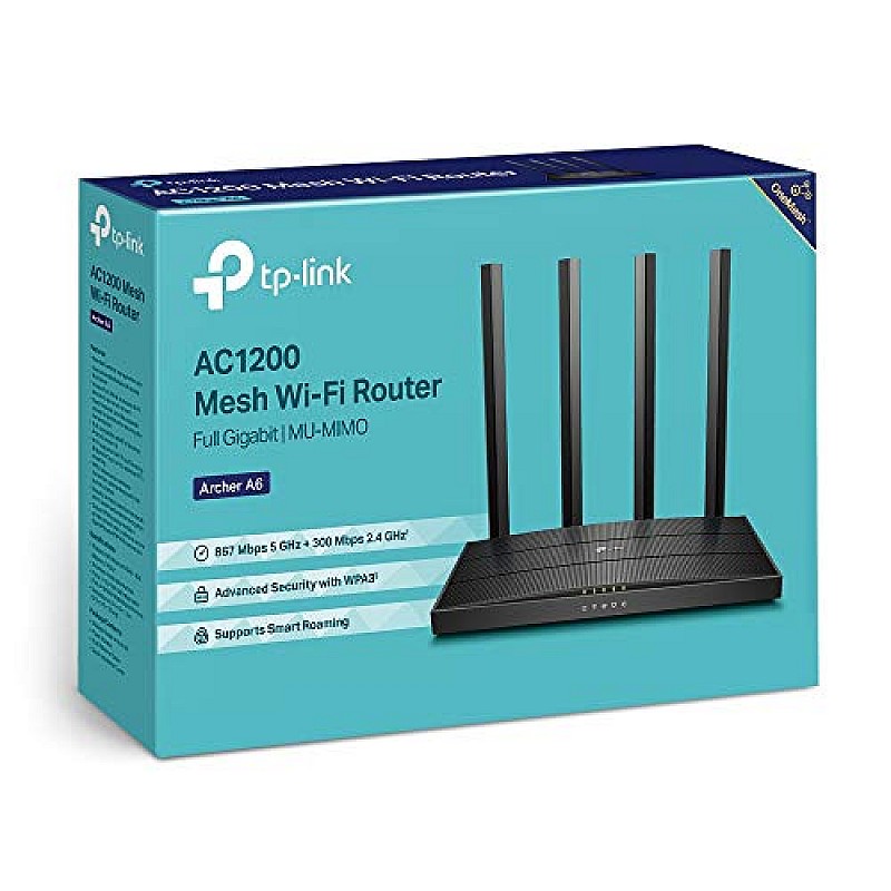 TP-Link AC1200 Archer A6 Smart WiFi 5GHz Gigabit Dual Band MU-MIMO Wireless Internet Router