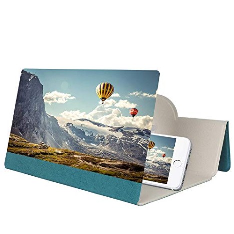 KolorFish 12 Inches HD Screen Magnifier, SM-01 3D Smart Mobile Phone Movies Amplifier, Portable Phone Projector for All Smartphones (Blue) KolorFish 12 Inches HD Screen Magnifier, SM-01 3D Smart Mobile Phone Movies Amplifier, Portable Phone Projector for All Smartphones (Blue)