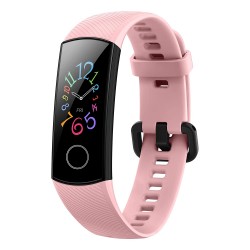 HONOR Band 5 (CoralPink)- Waterproof Full Color AMOLED Touchscreen 