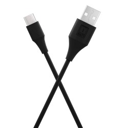iBall IB-Type-C 2M USB Charge & Data Sync 2 Meter Long Fast Charging Cable (Black)