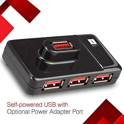 iBall Piano 430 4 Port USB Hub (Black) iBall Piano 430 4 Port USB Hub (Black)