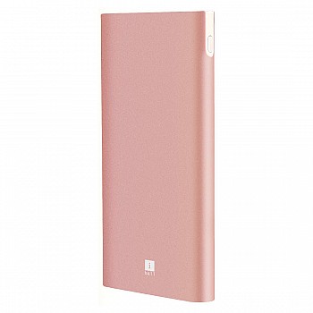 iBall 10000mAh Li-Polymer Slim Design Smart Charge Metal Powerbank– LPM10000 (Rose Gold)