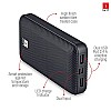 iBall 20000 mAh Powerbank IB-20000LP, Sturdy Dual USB Output, Black