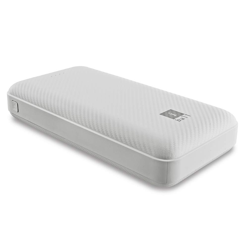 iBall 20000 mAh Powerbank IB-20000LP, Sturdy Dual USB Output, White