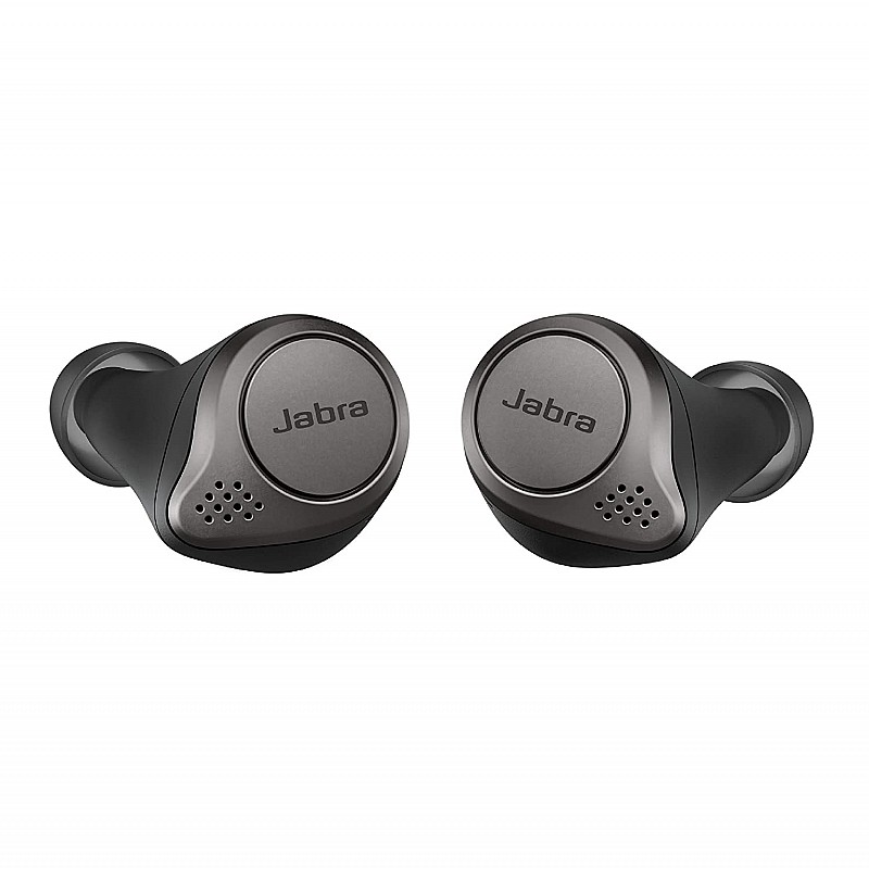 Jabra Elite 75t Earbuds – Alexa Enabled True Wireless Earbuds with Charging Case Titanium Black 