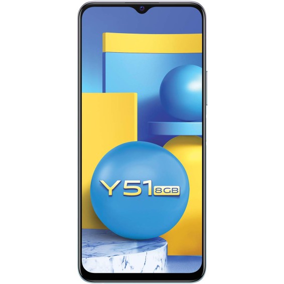 Vivo Y51 2020 (Crystal Symphony, 8GB RAM, 128GB ROM) Refurbished
