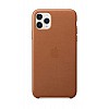 Apple Leather Case (for iPhone 11 Pro Max) - Saddle Brown